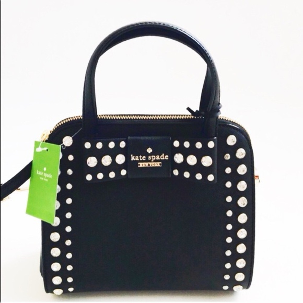 Kate Spade Black Studded Handbag